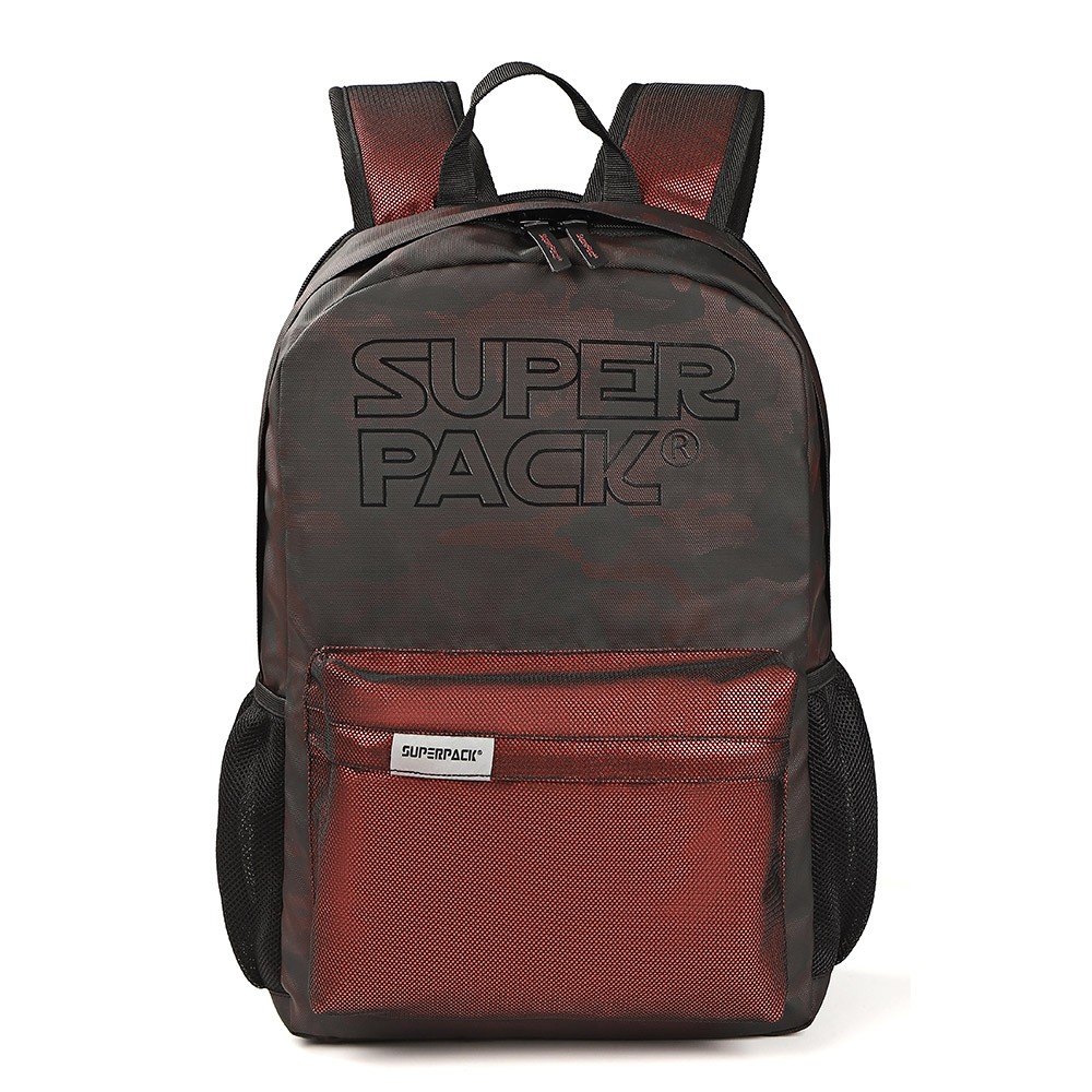 Ghiozdan compartiment laptop, fermoare rezistente, 2 buzunare laterale din plasa, spate buretat, 43 cm - imagine 7